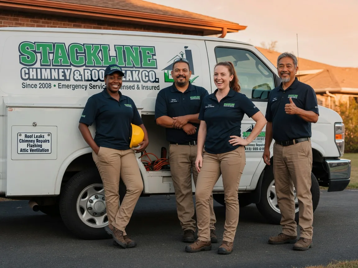 Chimney flashing repair company in Sweeny, TX